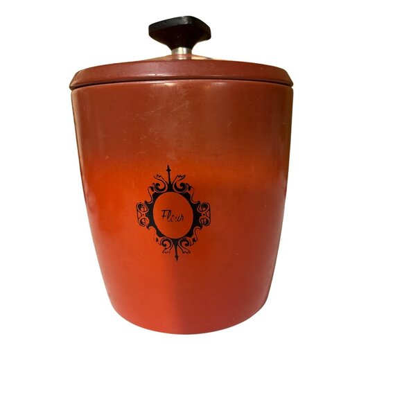 Vintage West Bend Red Aluminum Canister Set With Lids - 4 Piece - Picture 2 of 11